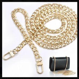New Gold Crossbody Chain for wallets and small bags to make crossbody bags
